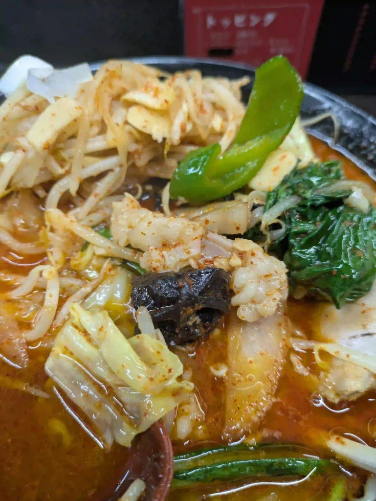 五目味噌タンメン具材1