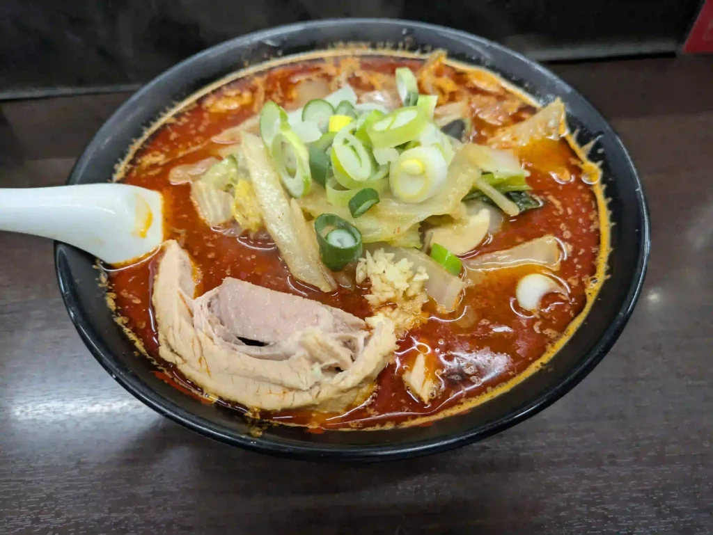 旨辛タンメン荒木屋 大辛野菜(辛さ大)チャーシュー